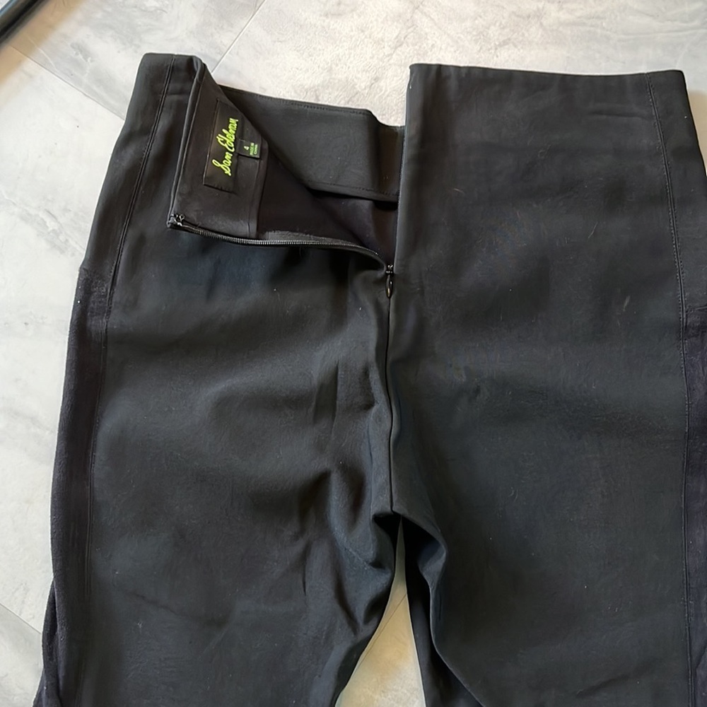 Sam Edelman  dress pants   Black/Black suede side panels    Skinny  NWOT  Size 4